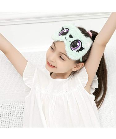 Animal Sleeping Mask - Funny Eye Shade Cover for Women Men Kids (Green) - Buy Online on GoSupps.com