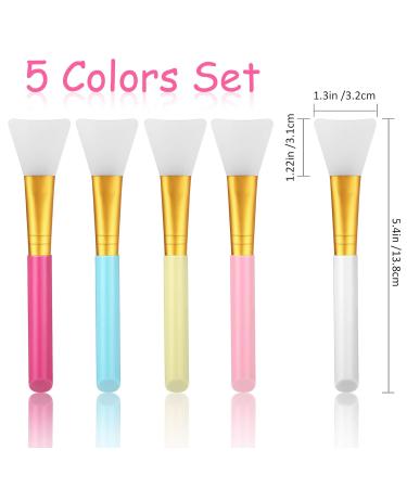 30 Pieces Silicone Face Mask Brushes | Soft Applicators for Mud Masks & Beauty Tools | 5 Colors Available - Buy Online on GoSupps.com