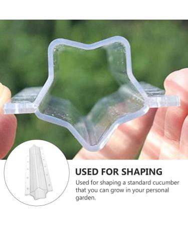 CALLARON Tools 3pcs Vegetable Shaping Mold Strawberry Mold Cucumber Shaping Mold Garden Tool Modeling Flowerpot Toaster Oven 20x5.5cm Transparent - Buy Online on GoSupps.com