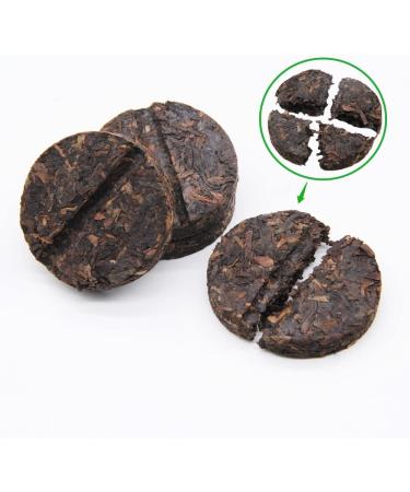 LWXLJMJZC-(24 Cakes-96 Cups) Pu-erh Tea in Bamboo Leaf Tube -Ripe Puerh Tea Cake -Easily Divided into Halves or Quarters-Shu Puer Tea-Ripe Puerh Tea Mini Cakes (200g/7.1 oz) - Buy Online on GoSupps.com