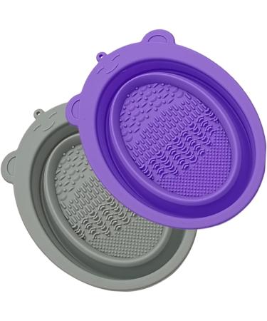 Ipetboom 6 Pcs Makeup Brush Cleaning Pad Brush Cleaner Tool Hair Brush Cleaner Makeup Scrubber Mat Silicone Brush Cleaning Cup Make up Brush Cleaner Silica Gel Brush Pad Travel Cosmetic 14x11cmx3pcs Assorted Color 1x3pcs - Buy Online on GoSupps.com