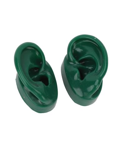 Large Silicone Simulated Ear Model for Hospitals - Pair of Green Acupuncture Point Training Models - Buy Online on GoSupps.com