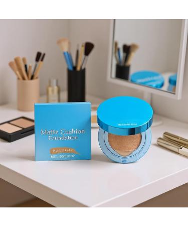 Air Cushion Makeup Cushion Concealer with Matte Finish and High Coverage | Lightweight Corrective Makeup Cream for Business Trips Travel School Beach - Buy Online on GoSupps.com