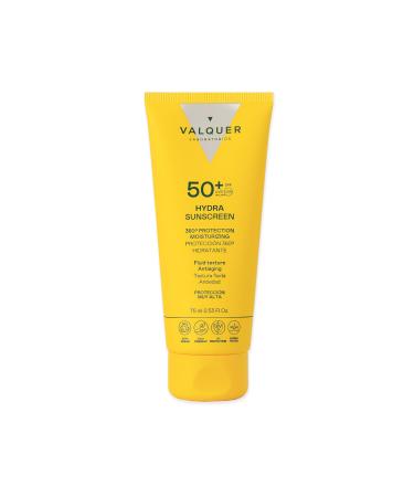 Valquer Laboratorios Hydra Sunscreen Facial Cream SPF 50+ Moisturizing and Anti-Aging