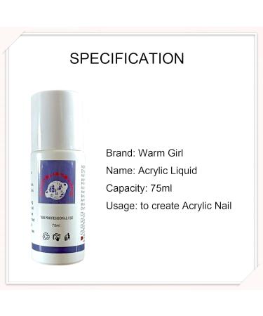 Warm Girl Acrylic Nail Kit Clear Pink White Acrylic Powder Liquid Brush Nail Kit Glitter Powders Nail Art Tips Set Kit set 2 - Buy Online on GoSupps.com