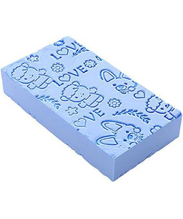 TuHeeHuT Super Soft Exfoliating Bath Sponge for Adults, Children, and Pregnant Women - 2 Pack (Blue Pink) - Buy Online on GoSupps.com