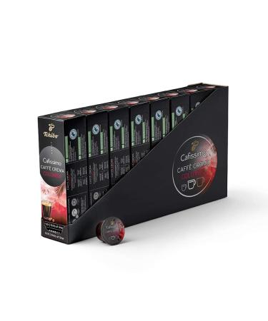 TCHIBO CAFISSIMO STARE BOX CAFFIE COLOMBIA Coffee capsules 80 pieces - 8x 10 capsules (coffee expressive with a touch of lime) sustainable & fair trade Caff Crema Colombia 8 G (80s Pack)