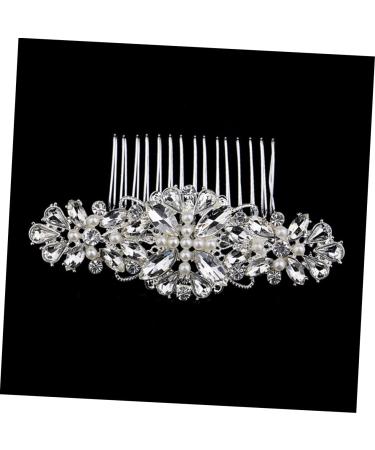 Housoutil 1pc Hair Comb Wedding Comb Wedding Hairstyles Teasing Combs for Women Hairpin Pearl Bride - Buy Online on GoSupps.com