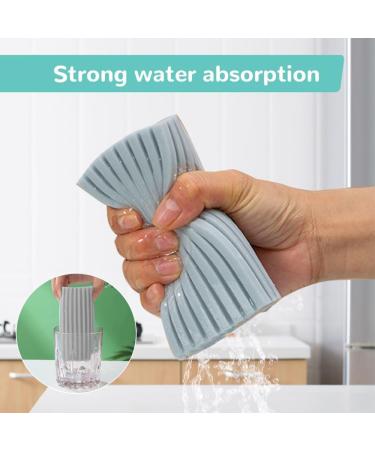 Multifunction Strong Absorbent Magical Brush Damp Clean Duster Spong U-Shaped Groove Design Reusable Cleaning Sponge for Blind Glass Window Track Groove Kitchen Bathroom Car (6 Pcs) - Buy Online on GoSupps.com