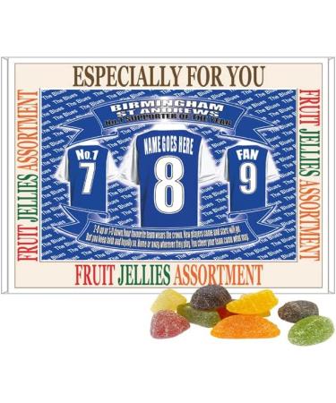 Birmingham Football Shirt Personalised Gift Boxed Sweets - Buy Online on GoSupps.com