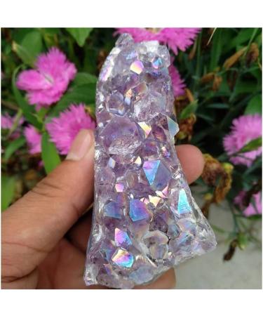 Amethyst Rough Stone for 180g Gold Titanium Purple Rainbow Amethyst Bismuth Crystal Cluster Brazil HOMEZHOU - Buy Online on GoSupps.com