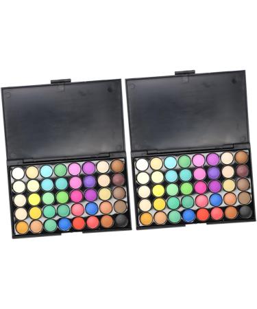 Beavorty 2pcs 40 Matte Eyeshadow Eye Shadow Tray Earth Tones 1 count (Pack of 1) As Shownx2pcs - Buy Online on GoSupps.com