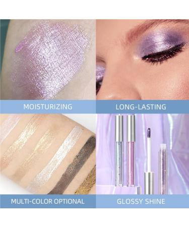  HIFFEY Pearlescent glitter eyeshadow long-lasting liquid coated eyeliner silky texture high shine easy to wear sparkling eye makeup (Color: 2) - Buy Online on GoSupps.com