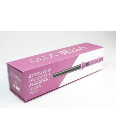 Shop Olla Bella Pro Collection Curling Iron - Graduated Cylinder Rubber Finish in Plum Blush | International Shipping Available - Buy Online on GoSupps.com