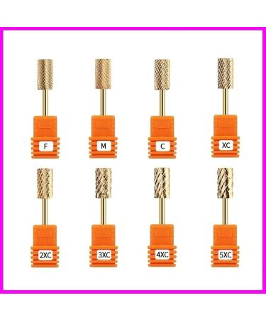 Nail Art Tungsten Steel Polishing Head Round Head Metal Alloy Polishing Drill Gold Polishing/removal Head(Golden-XXC) - Buy Online on GoSupps.com