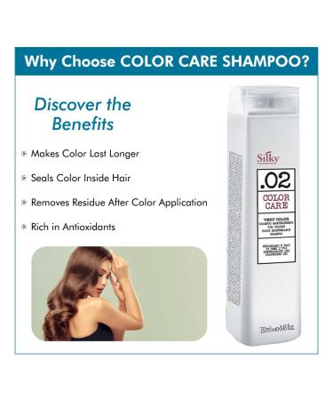 Organic Color Care Shampoo - .02 Color Treated Hair Shampoo for Vibrant Color Maintenance | 250ml/8.45oz - International Shipping Available - Buy Online on GoSupps.com