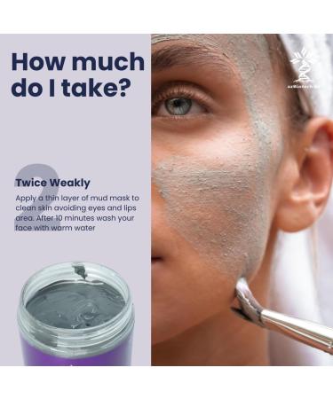 Dead Sea Clay Mask for Face & Body - 3.38 Oz | Revitalize & Nourish Your Skin - Buy Online on GoSupps.com