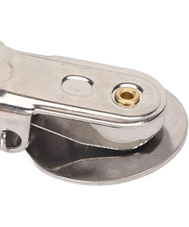 Round Electroplated Metal Pacifier Clips - Stainless Steel Suspender Clips - Buy Online on GoSupps.com