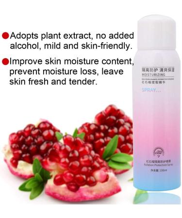 Generic Sunscreen Spray for Face and Body Red Pomegranate Protective Sunscreen Spray Waterproof Moisturizing Isolation Spray 150ML - Buy Online on GoSupps.com