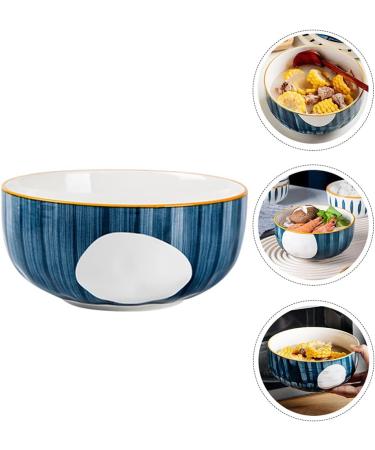 Hemoton Bowl Ramen Bowls Ceramic Salad Bowl Big Pasta Bowl Serving Bowl for Ramen Noodles Microwavable Bowls for Kitchen and Restaurants Japanese Ramen Japanese Assorted Color-1 - Buy Online on GoSupps.com
