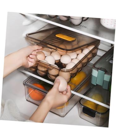 OSALADI Box Egg Carton Plastic Trays Stuffed Eggs Egg Holder for Fridge Egg Container Flat Shoes re-usable - Buy Online on GoSupps.com
