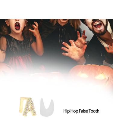 Shop Gold Hip Hop Fake Teeth | Halloween False Teeth & Accessories for Festival Fun - Buy Online on GoSupps.com
