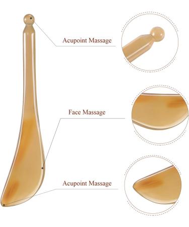 Beaupretty Gua Sha Massage Tool - Natural Ox Horn Scraping Facial & Body Massage Board - Random Color - Best for Skincare & Relaxation - Buy Online on GoSupps.com
