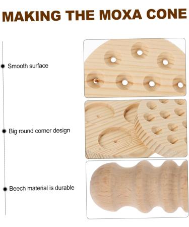 Frcolor Wood Bathing Sponges Set | Moxibustion Moxa Needle & Mugwort Disc | Eco-Friendly Shower Tools for Women - International Shipping - Buy Online on GoSupps.com