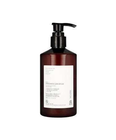 MIZON Niacinamide Smoothing Body Lotion 300ml | Korean Skincare with 10% Niacinamide AHA & Vitamin C - Hydrating Exfoliating & Moisturizing Solution - Buy Online on GoSupps.com