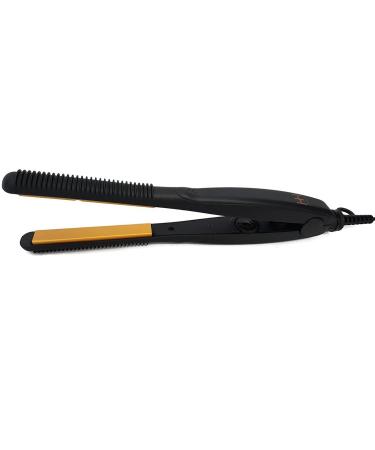 Gold Ceramic 1/2 Inch Flat Iron (Do NOT Exceed 120 Volts per usage)