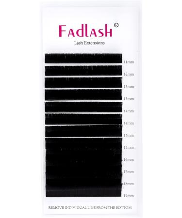 Fadlash Easy Fan Lashes DD Curl 0.07 11-19mm Mixed Length Russian Eyelashes Extensions - Buy Online on GoSupps.com