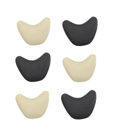 NOLITOY 12 Pairs Toe Infilled Pad of Foot Pad High Heel Toe Pad Womens Heeled Boots Womens Block Heels Women s Heels Toothbrush Holders Suction Cup Heel Cushion Pads Shoe Tip Pad Sponge