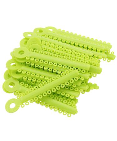 Orthodontic Ligature Ties Dental O-Ring Elastics 2080pcs (Yellow + Kelly Green) - Buy Online on GoSupps.com