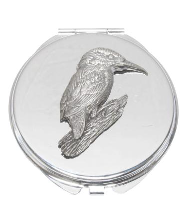 Kingfisher P Compact Mirror Handbag Gift With Free Engraving 203