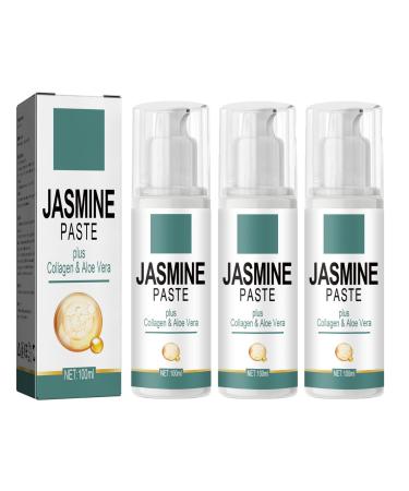 Jasmine ointment eye rings loopholes jasmine cream against tear bags active jasmal ointment eye cream against wrinkles and dark circles jasmine ointment eye cream with collagen and aloe vera extract (3PC)