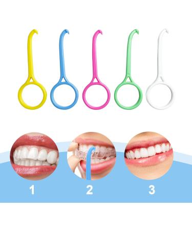 Mivaiun 20-Piece Aligner Distance Tool & Invisible Braces Remover | Oral Care | Colors: White Yellow Pink Green Blue - Buy Online on GoSupps.com