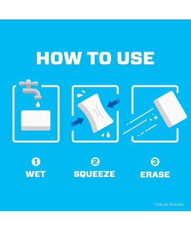 Mr. Clean Magic Eraser Original Cleaning Pads with Durafoam  White  6 Count 6 Count (Pack of 1) - Buy Online on GoSupps.com