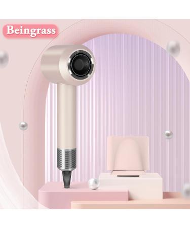 High-Speed 105 000 RPM Ionic Hair Dryer Lightweight Travel Blow Dryer with Magnetic Nozzle (Pink - Buy Online on GoSupps.com