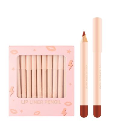 Allbestaye Lipliner Set - 12pcs Red Matte Waterproof Lipsticks & Lip Pencil Makeup Kit for Long-Lasting Beauty - Buy Online on GoSupps.com