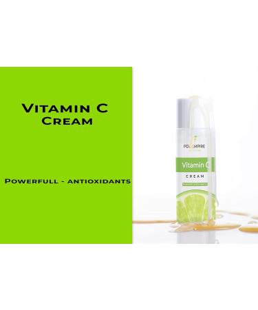 Moisturizing Vitamin C Face Cream - Anti-Aging & Brightening Skincare | 50ml - Buy Online on GoSupps.com