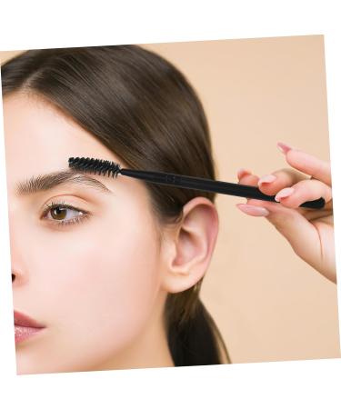 DOITOOL 1PC Eye shadow brush Eyebrow Brush for Women mascara Professional Eyebrow Brush Bamboo Eyelash brush Eyelash Brush Wooden eyelash brush eyebrow brush major M Black - Buy Online on GoSupps.com