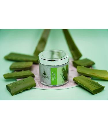Neolith Aloe Vera Scrub || Winter Scrub || Exfoliating Face Scrub For Reduce Acne Blackheads & Whiteheads Ideal For Dry & Dull Skin With Almond Oil Paraben & Sulphate Free -100 gm - Buy Online on GoSupps.com
