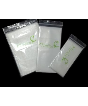 Mimilure 100pcs PVA Carp Fishing Bags - Quick Water Soluble Baits Bag for Boilie Rig - Carp Fishing Equipment Tackle Kit - Small 6cmx12cm - Buy Online on GoSupps.com