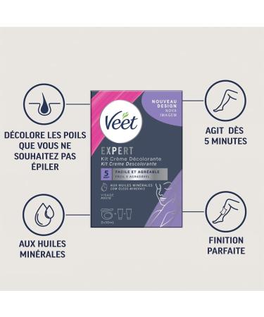 Veet - Special Face Bleaching Cream - 1 case of 2 tubes of 30 ml - Pack of 2 - Buy Online on GoSupps.com