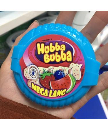 Huba Huba Combo Mega Long Bubble Gum Flavour Cola Strawberry Bubble Tap Watermelon 2Pcs Each (Pack of 8) - Buy Online on GoSupps.com