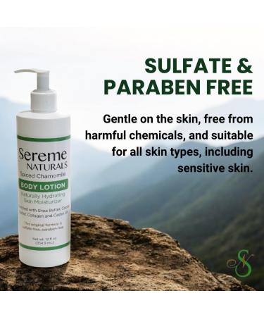 Spiced Chamomile Body Lotion - Herbal Body Moisturizer 354.9ml | Nourishing Hydration for All Skin Types - International Shipping Available - Buy Online on GoSupps.com