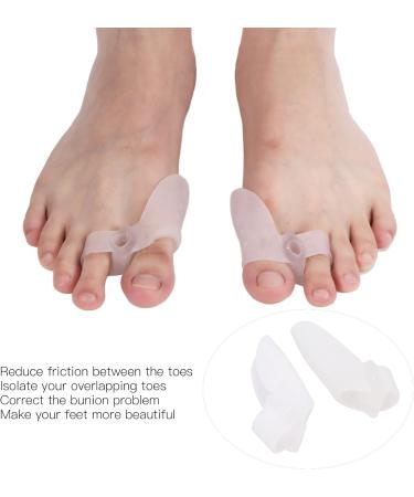 10pcs Silicone Toe Separator for Pain Relief & Bunion Corrector - Breathable Bunion Pads for Overlapping Toes - Buy Online on GoSupps.com