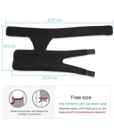 Buy Hip Support Brace - SI Strap Compression Wrap for Sciatica Groin & Joint Pain Relief | Unisex - Fast International Shipping - Buy Online on GoSupps.com