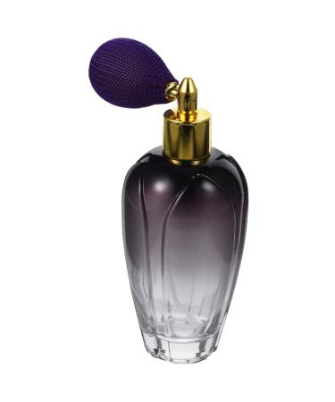 Didiseaon Cosmetic Containers Perfume Bottle Fine Mist Purple Glass Light Bulb Travel Travel Cosmetic Containers 130 ml Purple