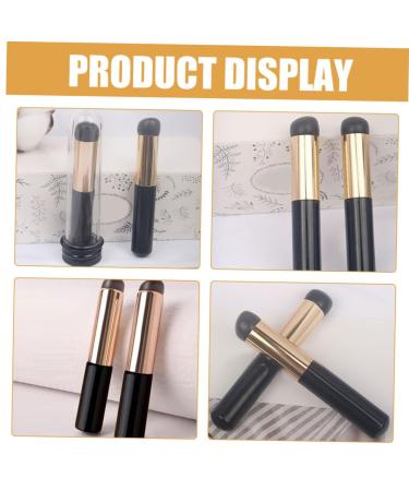 MERRYHAPY 6pcs Lip Brush Set - Lip Balm Applicator & Makeup Tools for Perfect Lipstick Application | Portable Smudge Brush in Aluminum Tube - Buy Online on GoSupps.com